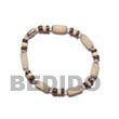 Natural Buri Seed Bracelet In Natural BURIBR6 Shell Beads Shell Jewelry Seeds Bracelets