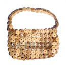 Natural Natural Coco Rings   Lining BFJ003BAG Shell Beads Shell Jewelry Bags