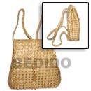 Natural Pandan Eyelet Packbag  BFJL11BAG Shell Beads Shell Jewelry Bags