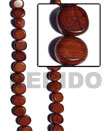 3 Beads Strands of bayong slice melon 15mmx13mmx20mm