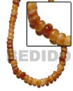 Natural Golden Horn Thin Bead Nuggets