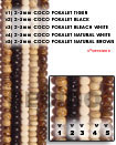 Natural 2-3mm Coco Pokalet Bleach BFJ001PT_V3 Shell Beads Shell Jewelry Coco Necklace