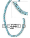Natural 4-5 Coco Blue Splashing BFJ001SPL Shell Beads Shell Jewelry Coco Necklace