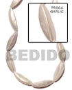 Natural Troca Shells Garlic Design In BFJ001SPS Shell Beads Shell Jewelry Shell Beads