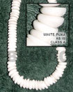 Natural White Puka Shell Beads In Strands Or