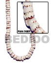 Natural Tiger Puka Shell Beads In Strands Or
