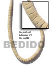 Natural Coco Heishe Bleached White BFJ005CH Shell Beads Shell Jewelry Coco Necklace