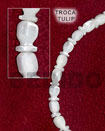 Natural Troca Shell Beads In Strands Or Necklaces