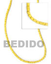 Natural Yellow Coco Heishe 2-3mm BFJ009CH Shell Beads Shell Jewelry Coco Necklace