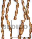 Natural Football Bayong Wood Beads