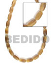 Natural Oblong Natural Horn-whitish BFJ019BN Shell Beads Shell Jewelry Horn Beads