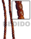 Natural Horn Tube W/ Design Beads