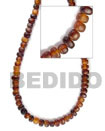 Natural Thick Amber Horn Bead Nuggets