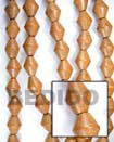 Natural Bayong Football Wood Beads