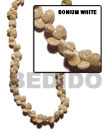 Natural Bonium White Shell In Beads Strands Or