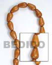 Natural Teardrop Bayong 10x15mm In BFJ044WB Shell Beads Shell Jewelry Wood Beads