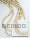Natural Natural White Wood Mentos BFJ072WB Shell Beads Shell Jewelry Wood Beads