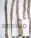 Natural Gray Wood Diamont Cut Woodbeads