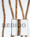 Natural Robles Tube Wood Beads