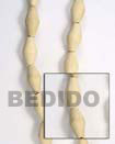 Natural Natural White Wood Football BFJ094WB Shell Beads Shell Jewelry Wood Beads