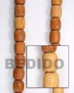 Natural Bayong Barrel 10x15mm In BFJ095WB Shell Beads Shell Jewelry Wood Beads