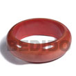 Natural Light Red Mahogany Tone   BFJ410BL Shell Beads Shell Jewelry Wooden Bangles