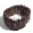 Natural 3 Inches Coco Natural Brown BFJ414BL Shell Beads Shell Jewelry Wooden Bangles