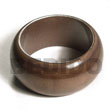 Natural Chunky Kyla Natural Wood bangle