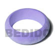 Natural Nat. White Wood In Lilac Shade Rounded