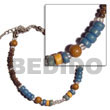 Natural Wood Beads, 4-5mm & 2-3mm BFJ5084BR Shell Beads Shell Jewelry Wooden Bracelets