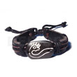 Natural Surfer Leather Bracelet With BFJ5300BR Shell Beads Shell Jewelry Leather Bracelets