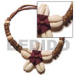 Natural Flower Sigay   4-5 Coco BFJ616BR Shell Beads Shell Jewelry Macrame Bracelets