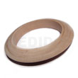 Natural Raw Natural Wooden Bangle BFJ629BL Shell Beads Shell Jewelry Wooden Bangles