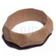 Natural Raw Natural Wooden Bangle BFJ634BL Shell Beads Shell Jewelry Wooden Bangles