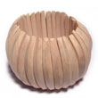 Natural Raw Natural Wooden Bangle BFJ667BL Shell Beads Shell Jewelry Wooden Bangles
