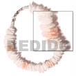 Natural White Rose   Pink Rose Accent BFJ669BR Shell Beads Shell Jewelry Shell Bracelets
