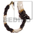 Twisted Troca Rice Bead & 2-3mm Coco