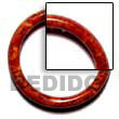 Natural Red C. Bangles BFJ006BL Shell Beads Shell Jewelry Resin Bangles