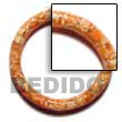 Natural Light Orange C. Bangle BFJ008BL Shell Beads Shell Jewelry Resin Bangles