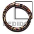 Natural Black C. Bangle BFJ009BL Shell Beads Shell Jewelry Resin Bangles