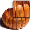 Natural Elastic Bayong Wood Bangles BFJ011BL Shell Beads Shell Jewelry Wooden Bangles