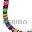 Natural Hammer Shell Rainbow Bracelet