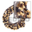 Natural 2-3 Mm 5 Rows Coco Pokalet BFJ5031BR Shell Beads Shell Jewelry Coco Bracelets