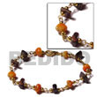 Natural Black Lip And Red Corals In BFJ5050BR Shell Beads Shell Jewelry Shell Bracelets