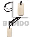 Natural 40mmx55mm White Bone Tag On BFJ1404NK Shell Beads Shell Jewelry Surfer Necklace