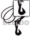 Black Carabao Horn Hook 40mm On Adjustable