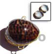 Natural Cowrie Tiger Coin Purse - BFJ002CP Shell Beads Shell Jewelry Shell Coin Purse