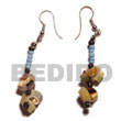 Natural Dangling Everlasting Luhuanus BFJ1013ER Shell Beads Shell Jewelry Shell Earrings