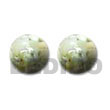 Natural White Resin Button Earrings BFJ5003ER Shell Beads Shell Jewelry Resin Earrings