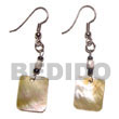 Natural Dangling 25mmx30mm BFJ5048ER Shell Beads Shell Jewelry Shell Earrings